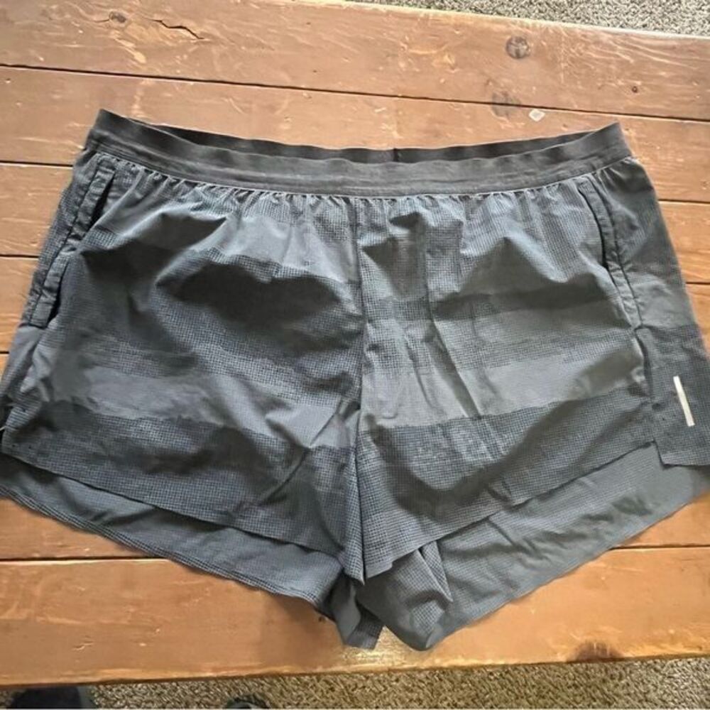 REI Co-Op Men Black Lined Running Shorts
